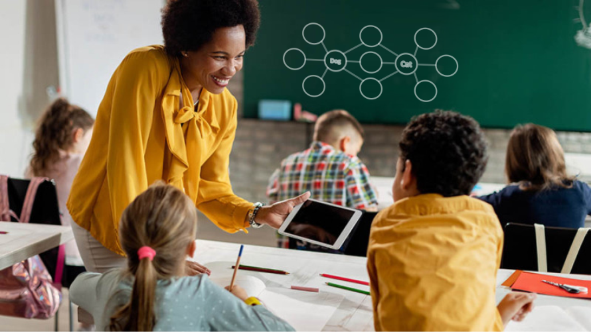 Classroom with Teacher and Learners